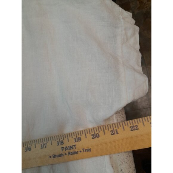 Terzo Millennio Womens Linen Quiet Luxury Beach Vacation Hi Lo Sz Small Top - Picture 7 of 7